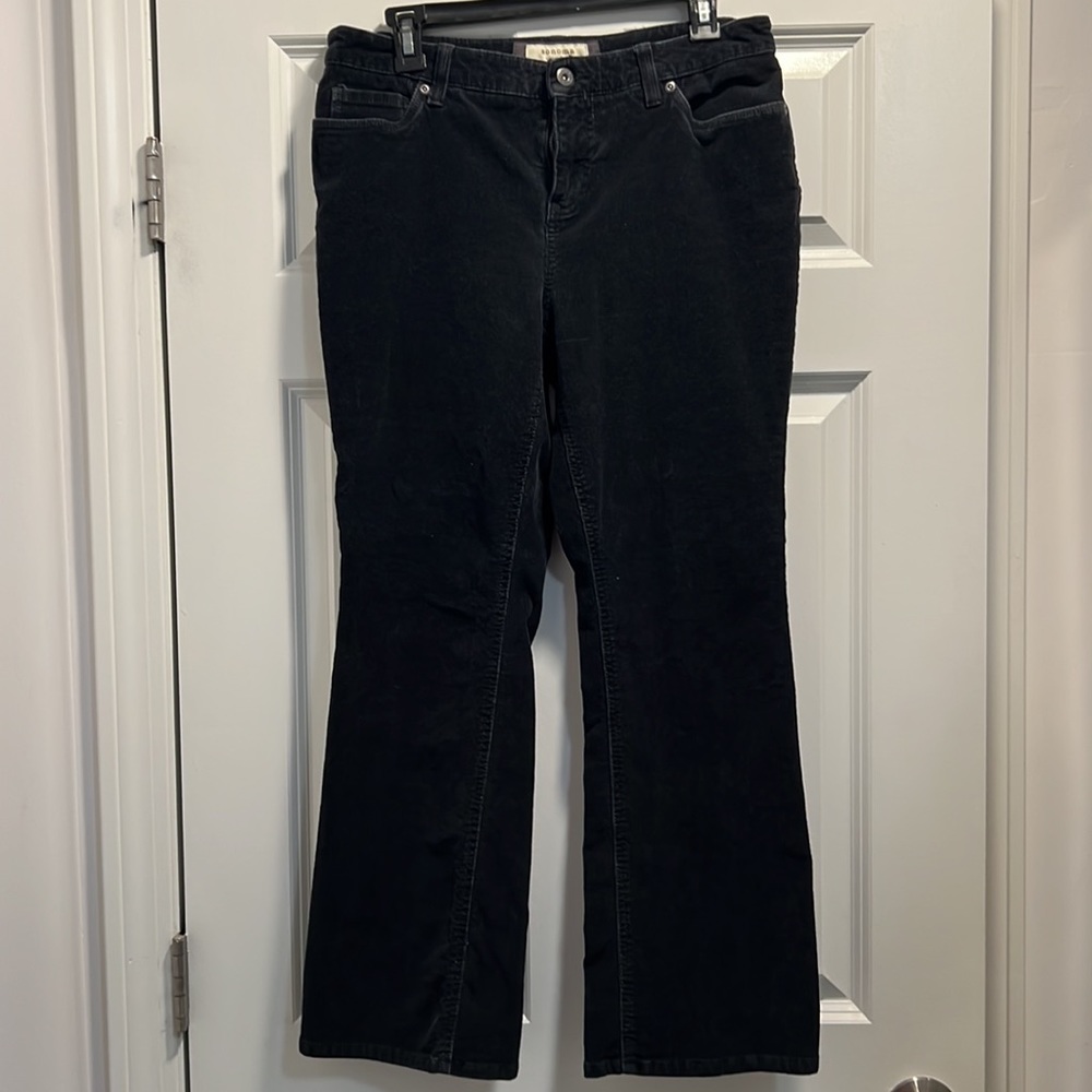 Sonoma 10P black corduroy pants